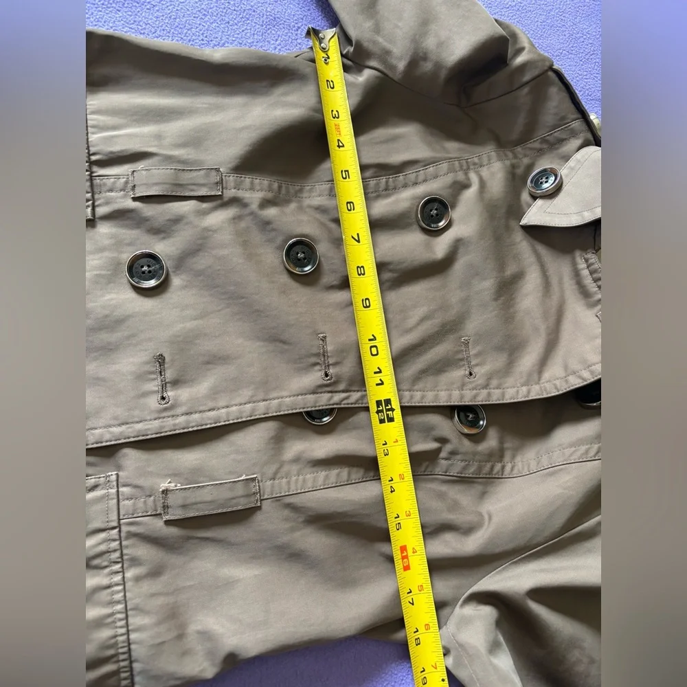 Michael Kors Double Breasted Trench Coat Women’s Small Old Money